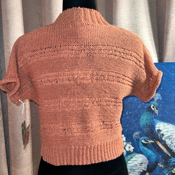 NWT Lucy & Laurel Size S Short Sleeved Cardigan - Picture 5 of 10